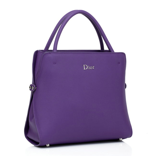 dior bar medium top handle bag calfskin 0906 purple - Click Image to Close